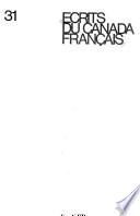 Ecrits du Canada français