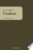 Ecrits economiques de Vauban