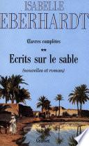 Ecrits sur le sable