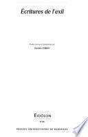 Ecritures de l'exil