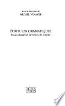Ecritures dramatiques