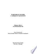 Écritures et mythes