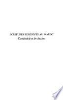Écritures féminines au Maroc
