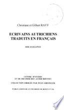 Écrivains autrichiens traduits en français
