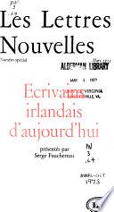 Écrivains Irlandais D'aujourd'hui