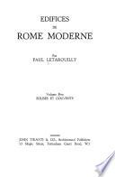 Edifices de Rome moderne: Eglises et couvents