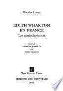 Edith Wharton en France