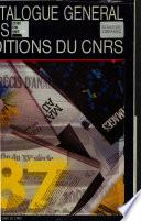 Editions du CNRS