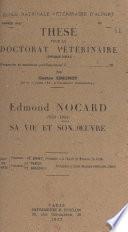 Edmond Nocard, 1850-1903