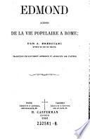 Edmond. Scenes de la vie populaire a Rome