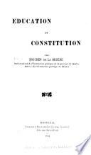 Éducation et constitution