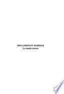 Éducation et mariage