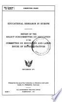 Educational Research in Europe