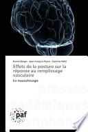 Effets de la posture sur la réponse au remplissage vasculaire