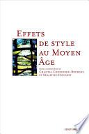 Effets de style au Moyen Âge