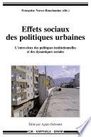 Effets sociaux des politiques urbaines