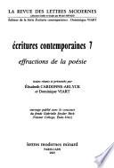 Effractions de la poésie