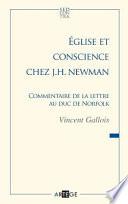 Eglise et conscience chez John Henry Newman
