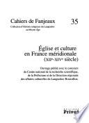 Église et culture en France méridionale