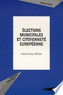 Elections municipales et citoyenneté européenne