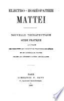 Electro-homéopathie mattei