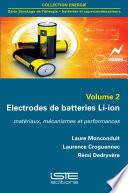 Electrodes de batteries Li-ion