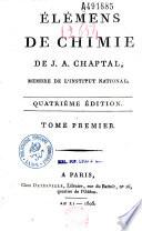 Elémens de chimie