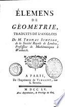 Elémens de géométrie