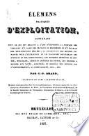 Élémens pratiques d'exploitation