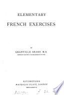 Elementary French exercises