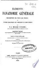 Eléments d'anatomie général