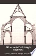 Éléments d'archéologie chrétienne