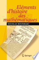 Eléments d'histoire des mathématiques