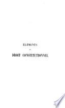 Éléments de droit constitutionnel
