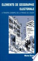 Éléments de géographie électorale