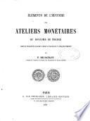Élements de l'histoire des ateliers monétaires du Royaume de France