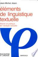 Eléments de linguistique textuelle