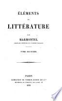 Eléments de littérature