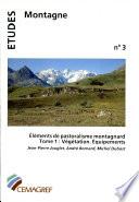 Eléments de pastoralisme montagnard