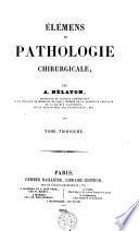 Éléments de pathologie chirurgicale