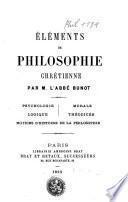 Éléments de philosophie chrétienne