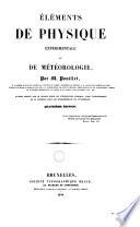 Eléments de physique expérimentale & de météorologie