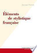 Éléments de stylistique française
