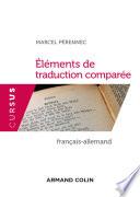 Eléments de traduction comparée - Français-Allemand