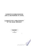Elements for a bibliography of the Sahel drought
