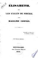 Elisabeth, ou: Les exilés de Sibérie
