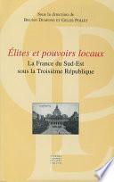 Élites et pouvoirs locaux