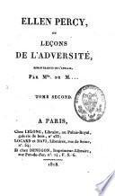 Ellen Percy, ou leçons de l'adversité