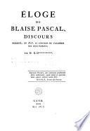 Éloge de Blaise Pascal