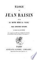 Éloge de Jean Raisin et de sa bonne mère la vigne